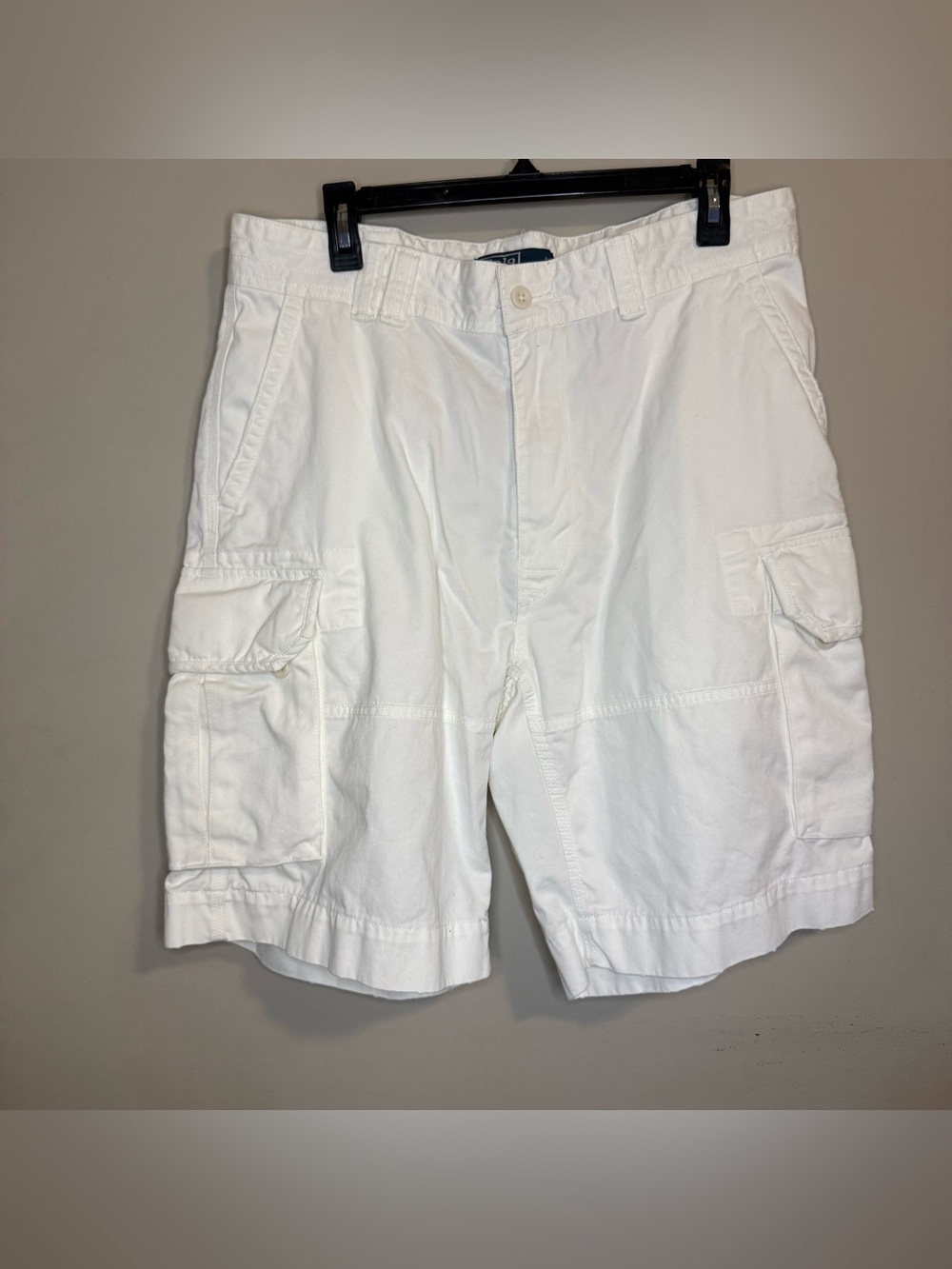 Polo Ralph Lauren Men’s White Cargo Shorts sz 36